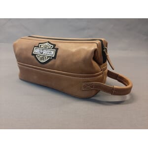 H-D LEATHER TOILETRY KIT