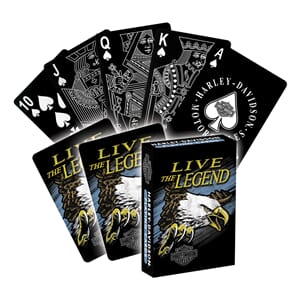 H-D LEGEND PLASTIC PLAYING CARDS