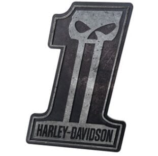 H-D #1 SKULL PUB SIGN - LAZY BOYZ AS