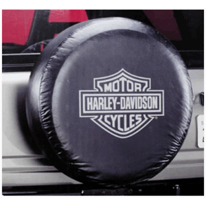 H-D GRAY SPARE TIRE COVER