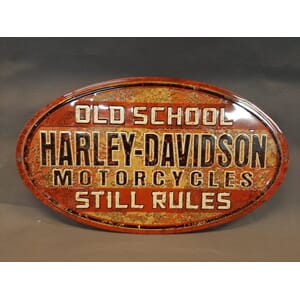 H-D SIGN OLD SCHOOL