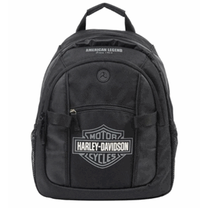 H-D Bar & Shield Day Backpack, Gray Logo, Black