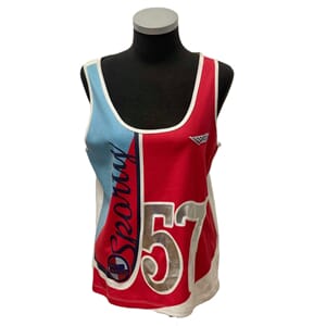 WOMEN'S TANK- H-D SPORTY 57, RED/BLUE/WHITE