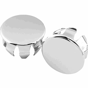 HANDLEBAR PLUG CHROME, Ø=1"