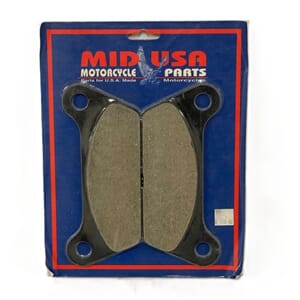 ORGANIC BRAKE PADS, FLT REAR 1980-1985