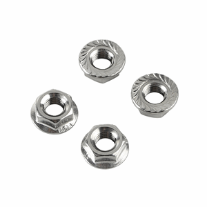 SERRATED EXHAUST FLANGE NUTS 5/16-24 (10 PACK)