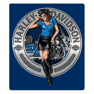 H-D Police Babe