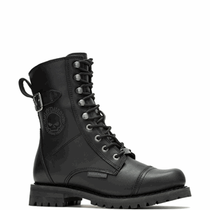 H-D BALSA SKULL BLACK WOMEN'S BOOTS, CE