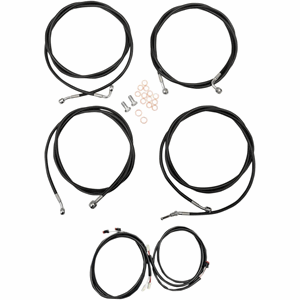 BLACK VINYL COMPLETE CABLE KIT F/12-14" ABS FL17-20