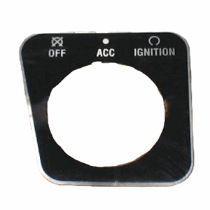 IGNITION SWITCH LABEL, FXD SERIE 96-05