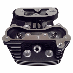 CYLINDER HEAD, FRONT, BLACK, EVOLUTION 1340, 1992-1998