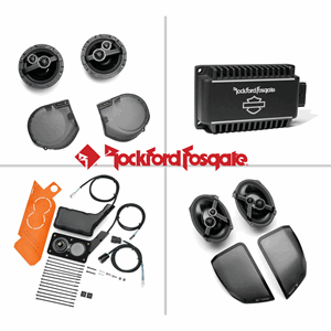 H-D AUDIO BY ROCKFORD FOSGATE STAGE II+ 4-SPEAKER KIT