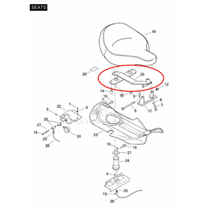 BRACKET,SUPRT/AIR SEAT,POLICE