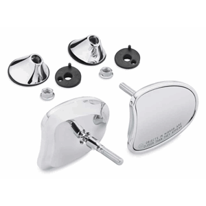 CHROME TAPERED FAIRING MOUNT MIRRORS, TOURING 14-L
