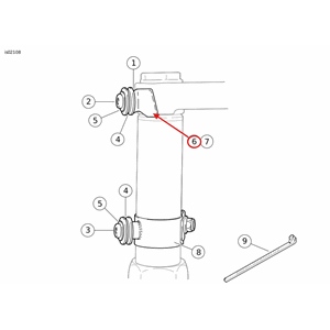 BRACKET, WINDSHIELD MOUNTING,