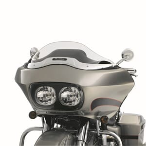 ROAD GLIDE 7" CONTOURED WIND DEFLECTOR - LIGHT SMOKE