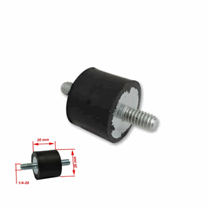 H-D BATTERY BOX / OIL TANK MOUNT RUBBER