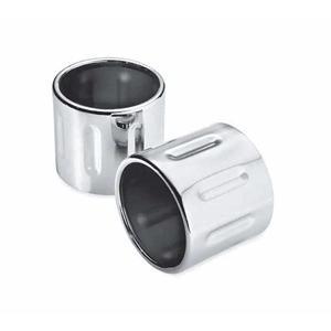 H-D SCREAMIN EAGLE CHROME MUFFLER REVOLVER END CAPS