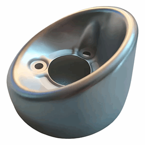 ENDCAP, SLIP ON FATBOB 18-24 FAT BOB 114, CHROME