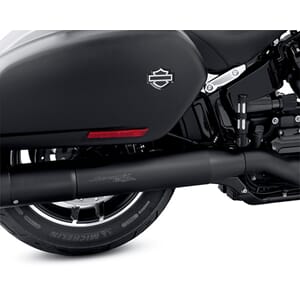 SCREAMIN' EAGLE EXHAUST SHIELD BLACK FLSB-2018-UP