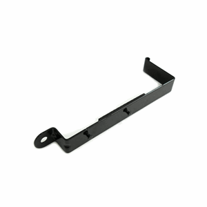 BATTERY HOLD DOWN STRAP. BLACK STEEL 04-13 XL