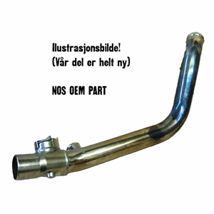 EXH PIPE ASY,REAR,CHROME,SHORTY-DUAL/HDI SOFTAILS 07-09