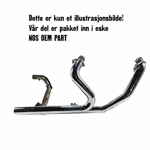 2009 TOURING OEM EXHAUST HEADER PIPE SET, CHROME