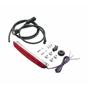 AIR WING RACK LED LIGHT KIT, RED 14-UP TOURING