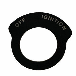 IGNITION SWITCH LABEL