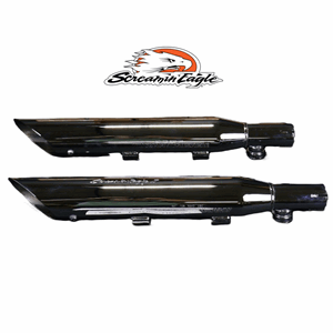 SCREAMIN' EAGLE PRO II SLASH DOWN MUFFLERS 00-06 SOFTAIL