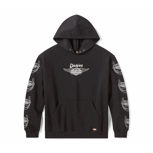 DICKIES & H-D WINGED HORSESHOE OVERSIZED PULLOVER HOODIE