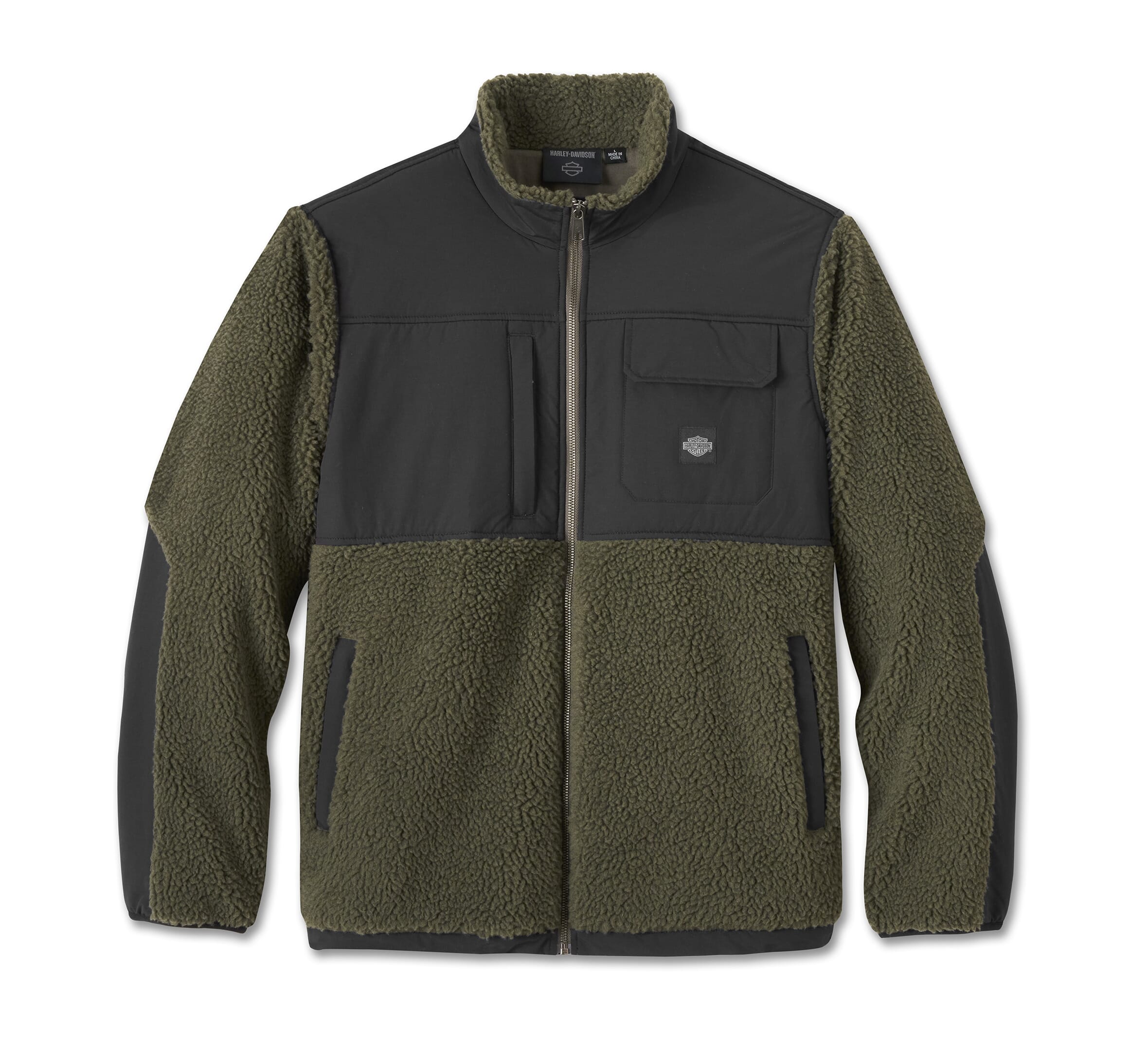 HARLEY-DAVIDSON SHERPA FULL ZIP - GRAPE LEAF - LAZY BOYZ AS