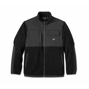HARLEY-DAVIDSON SHERPA FULL ZIP - HARLEY BLACK