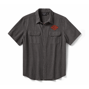 MEN'S VINTAGE PINSTRIPE SHORT SLEEVE SHIRT