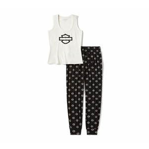 WOMEN'S OPEN BAR & SHIELD AOP TANK & PANT PAJAMA SET