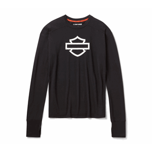 WOMEN'S H-D TECH LONG SLEEVE TOP - HARLEY BLACK