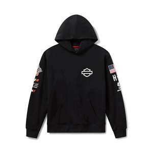 HARLEY-DAVIDSON FACTORY RACING HOODIE - BLACK