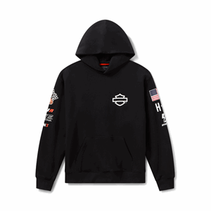 HARLEY-DAVIDSON FACTORY RACING HOODIE - BLACK