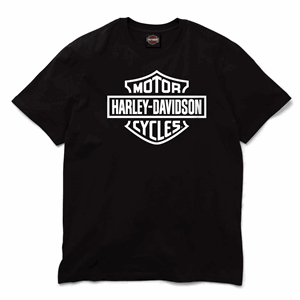 H-D STANDARD BAR & SHIELD TEE BLACK