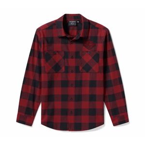 MEN'S H-D ESSENTIAL BUFFALO CHECK WOVEN SHIRT
