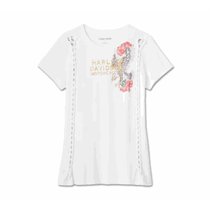 WOMEN'S AMERICAN TRADITIONAL RIP & REPAIR TEE - BRIGHT WHITE