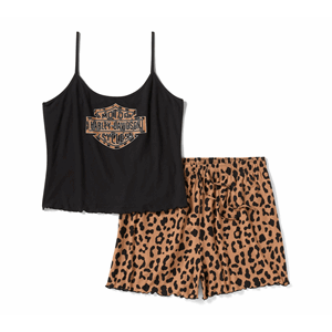 HARLEY-DAVIDSON LEOPARD TANK & SHORT SET