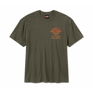 MEN'S H-D SHOVELHEAD SHORT SLEEVE TEE - GRAPE LEAF