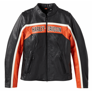 WOMEN'S H-D TRENTON LEATHER RIDING JACKET