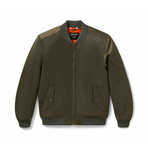 MEN'S MA-1 BOMBER RIDING JACKET, GREEN