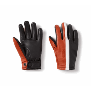 WOMENS H-D TRENTON LEATHER RIDING GLOVES