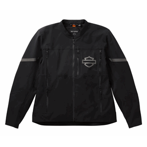 H-D RIDING JACKET, ODYSSEY, WATERPROOF, BLACK, MEN'S, CE