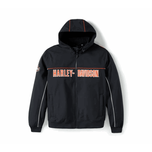 MEN'S IDYLL WINDPROOF SOFT SHELL JACKET - HARLEY BLACK