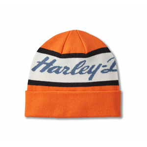 BEANIE-KNIT,ORANGE