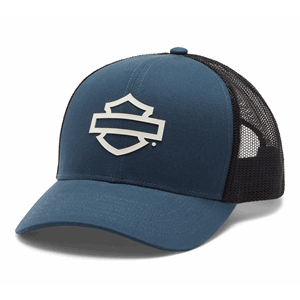 HARLEY-DAVIDSON® OPEN BAR & SHIELD TRUCKER CAP